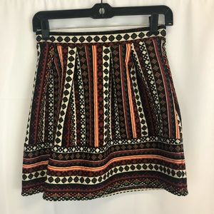 Vintage xhilaration pleated quilt skirt size XS
